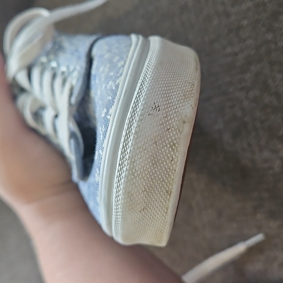 Vans EUC Floral Denim Womens Sneakers with White Laces • Size 8 - Picture 9 of 16